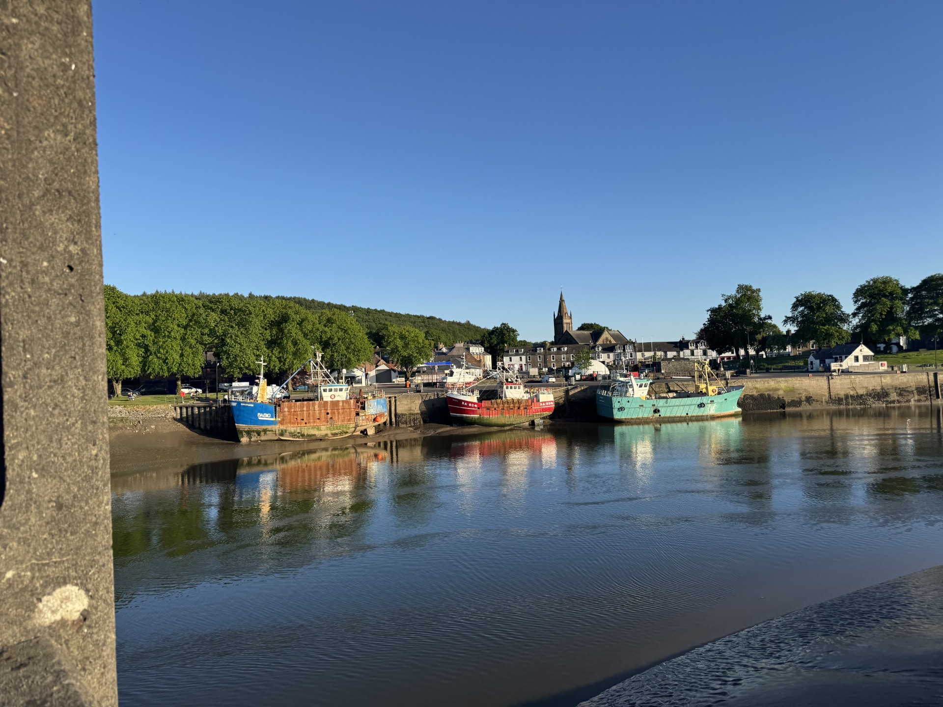 Fishing vessels at Kirkcudbright harbour