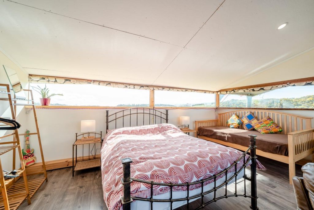 double bed and day bed